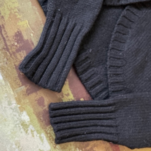 BANANA REPUBLIC - Vintage Italian Merino Wool One Button Closure Shrug - Picture 3 of 13